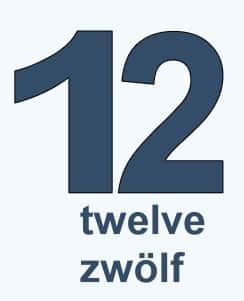 die zahl 12