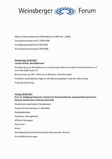 Inhalt der Ausbildung Teil 3 Modul 1